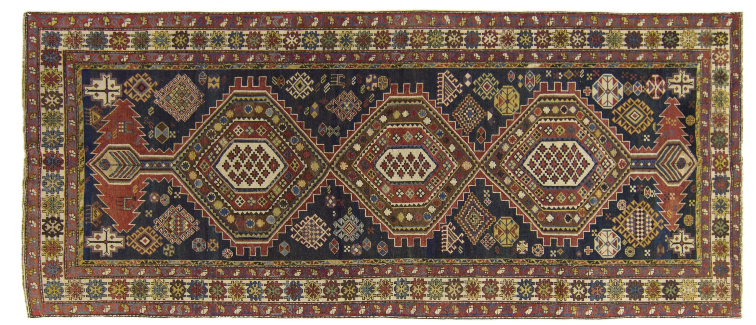 A Beautiful, Vibrant and Richly Colored Vintage Rug